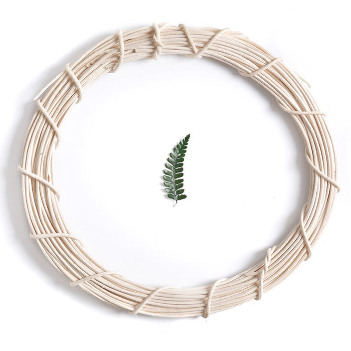 Bulk White Wicker Wreath DIY Frame Craft Accessories Wholesale