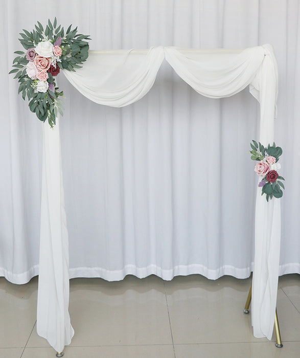 Bulk Artificial Flower Swag Wedding Arch Welcome Ceremony Sign and Reception Floral Decoration Wholesale