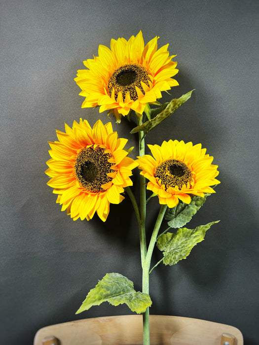 Bulk 41" Extra Large Sunflower Long Stems Artificial Flowers for Tall Vases Wholesale