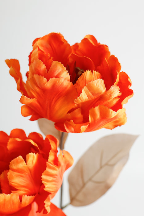 Bulk Exclusive Vintage Autumn Tulips Long Stem Spray Silk Flowers Artificial Fall Flowers Centerpiece Wholesale
