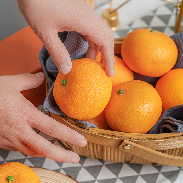 Bulk Artificial Orange Lifelike Fruit Kumquat Tangerine Mandarin Wholesale
