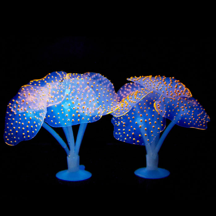 Bulk 2Pcs Artificial Aquarium Plants Ornament Glow Plants for Fish Tank Wholesale