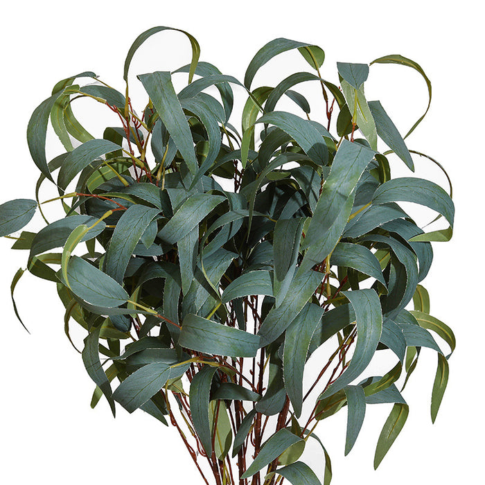 Bulk Artificial Eucalyptus Real Touch Fake Salix Leaf Spray Plants Wholesale