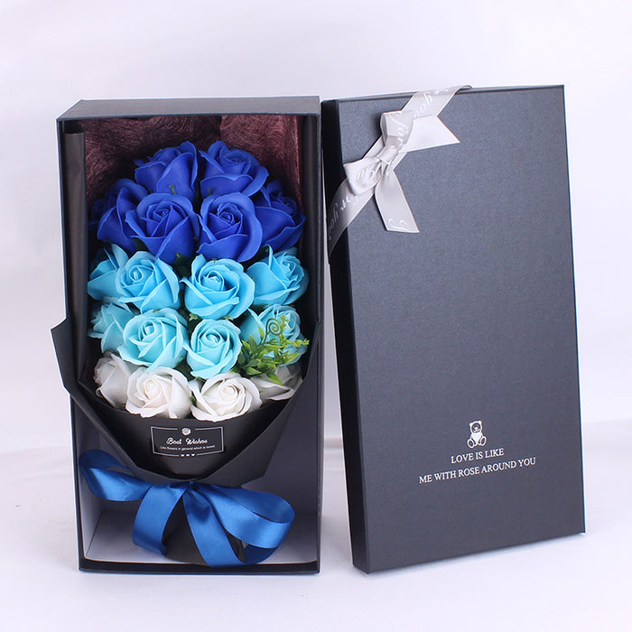 Bulk Artificial Soap Rose Flower Bouquet Gifts for Her Wholesale