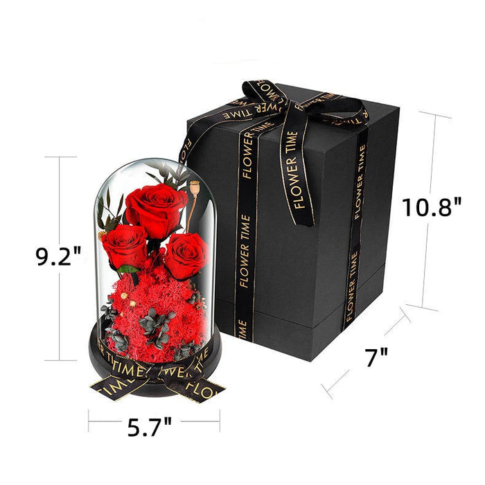 Bulk Beauty and The Beast Preserved Rose Valentines Day Gifts for Her Wholesale