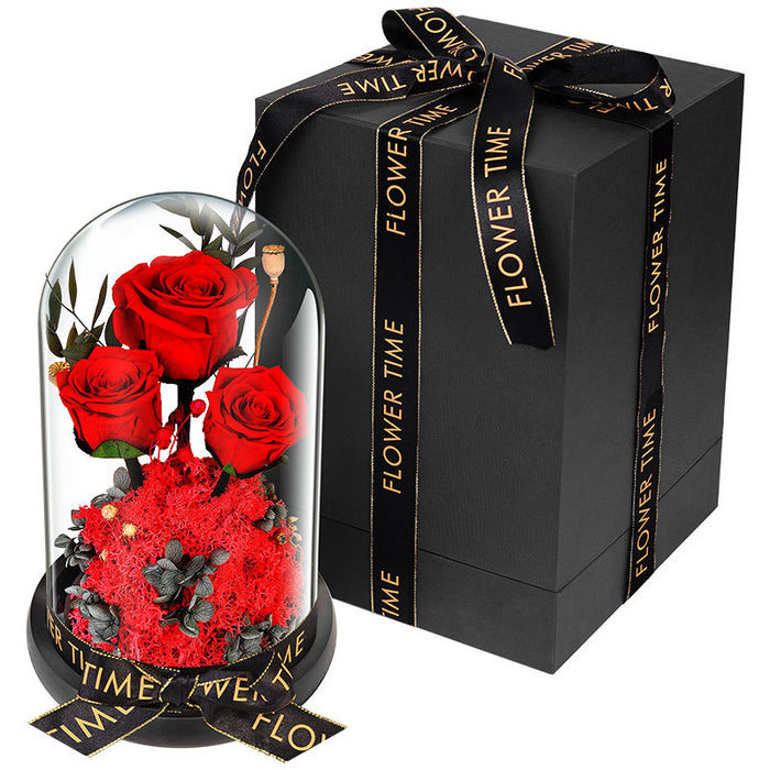 Bulk Beauty and The Beast Preserved Rose Valentines Day Gifts for Her Wholesale