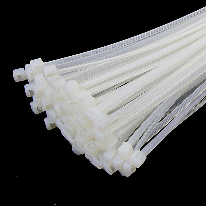 Bulk 500Pcs Cable Ties Nylon Self Locking Zip Ties Bulk with Curved Tip Wholesale