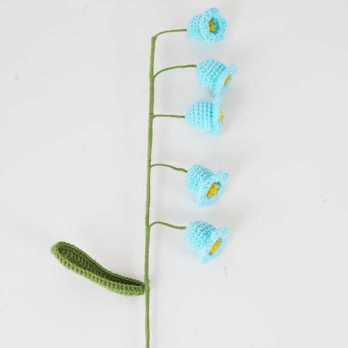 Bulk Knitting Crochet Artificial Flower Lily of the Vally Handmade Gifts Wholesale