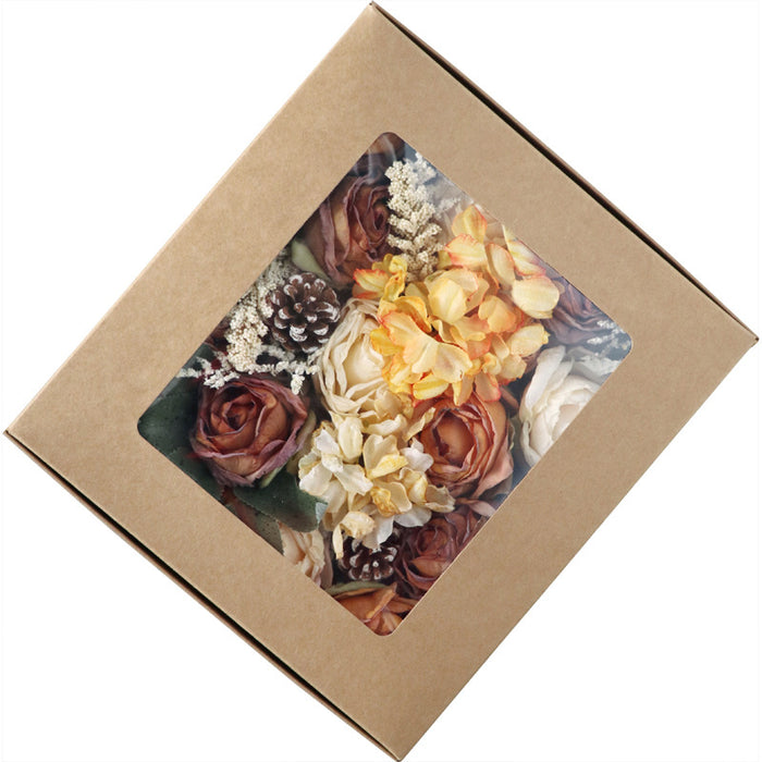 Bulk Fall Artificial Flowers Combo Box Set With Stems Wholesale