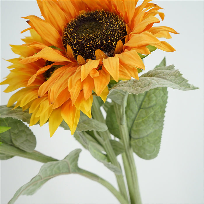 Bulk 23" Real Touch Sunflower Stem Artificial Flowers Wholesale