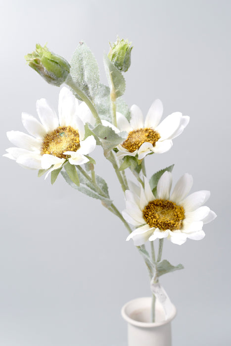 Bulk AM Basics Artificial Flowers Silk Sunflower Stem 24 Inch Wholesale