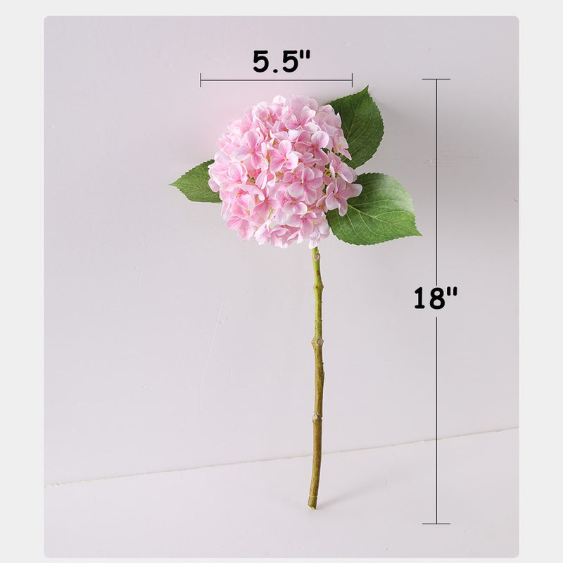 Centres de table en boule en vrac Tiges d'hortensia en soie Arrangements floraux Vente en gros de mariage