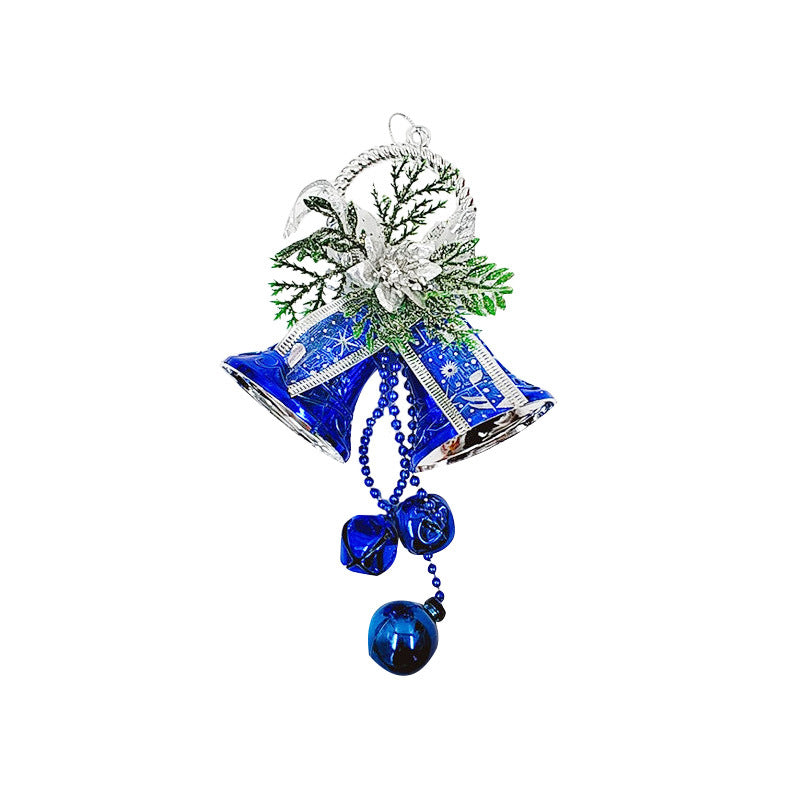 Bulk 2.3" Double Bell  Pendant Ornaments for Xmas Tree Decor Wholesale