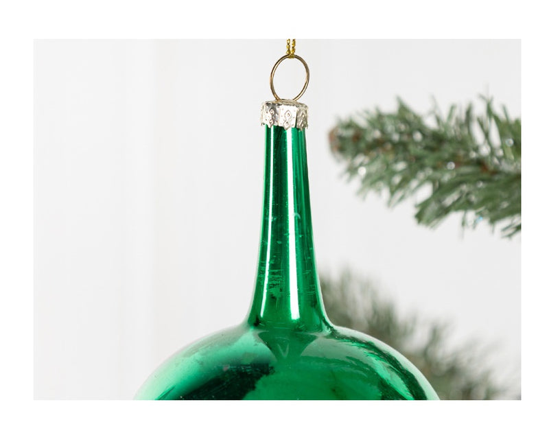 Bulk Christmas Ornament with Rope Onion Glass Ball for Christmas Tree Decoration Wholesale