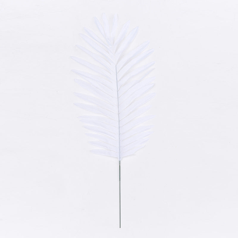 Bulk 18" Artificial Palm Leaves Plants Faux Palm Fronds Tropical Large Palm Leaves Greenery Plant Wholesale