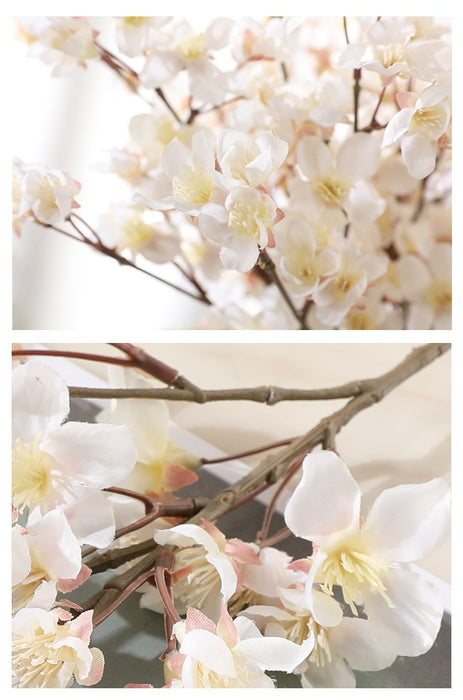 Bulk 15" Blush Cherry Blossom Tallos Ramas Flores de seda Artificial al por mayor