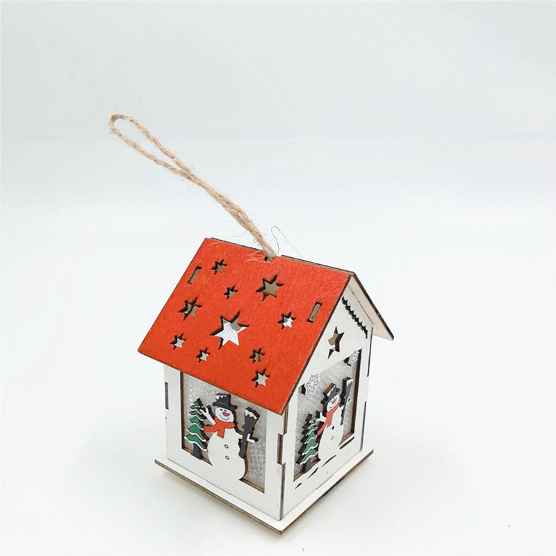 Ornement de Noël en bois à suspendre en vrac, Père Noël, bonhomme de neige, cerf, pendentifs pour arbre de Noël, pour fête de Noël, vente en gros