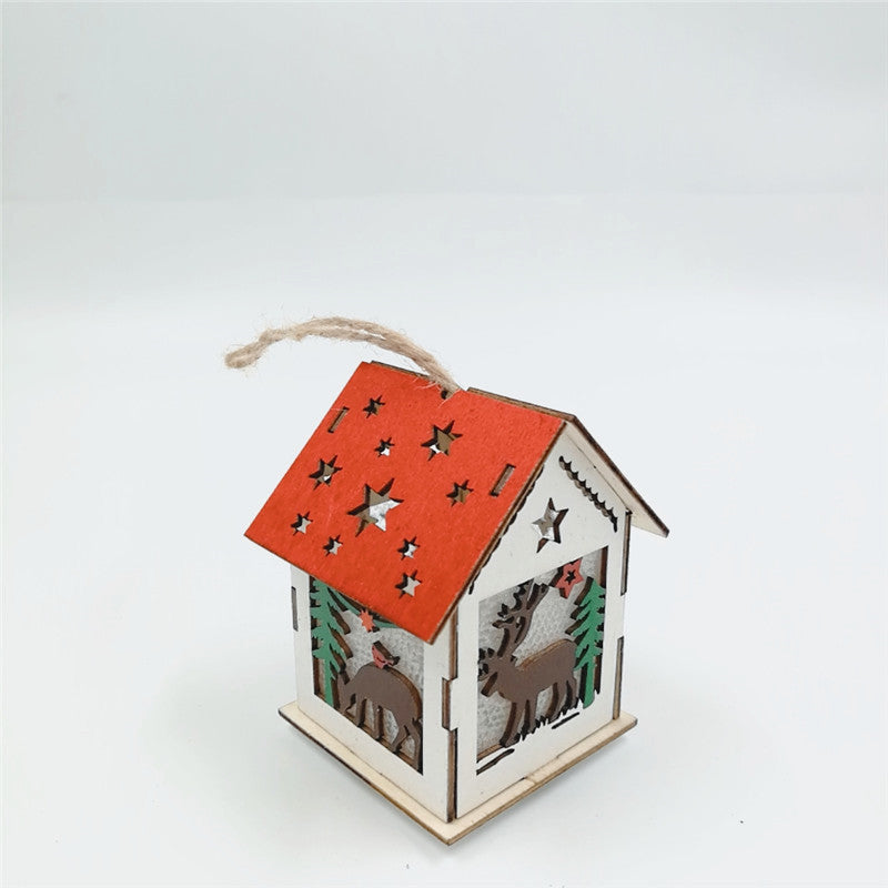 Ornement de Noël en bois à suspendre en vrac, Père Noël, bonhomme de neige, cerf, pendentifs pour arbre de Noël, pour fête de Noël, vente en gros