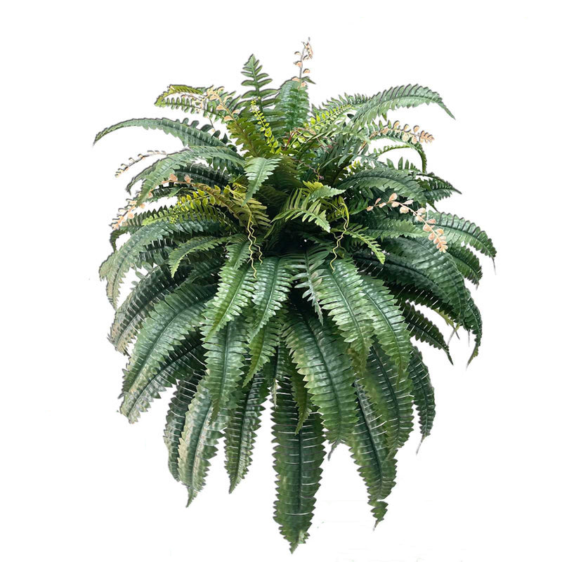 Bulk Upgraded Large Outside Plants Artificial Ferns for Outdoors Look Real Fake Ferns UV Resistant Wholesale