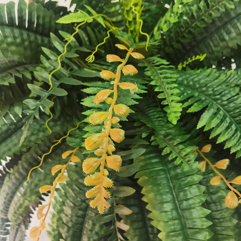 Bulk Upgraded Large Outside Plants Artificial Ferns for Outdoors Look Real Fake Ferns UV Resistant Wholesale