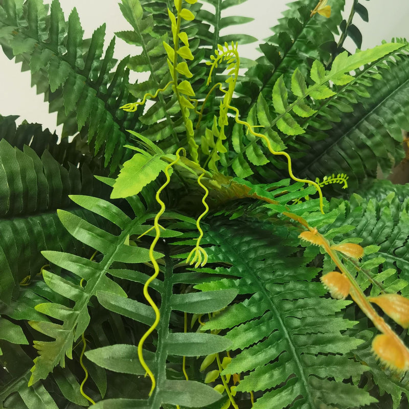 Bulk Upgraded Large Outside Plants Artificial Ferns for Outdoors Look Real Fake Ferns UV Resistant Wholesale