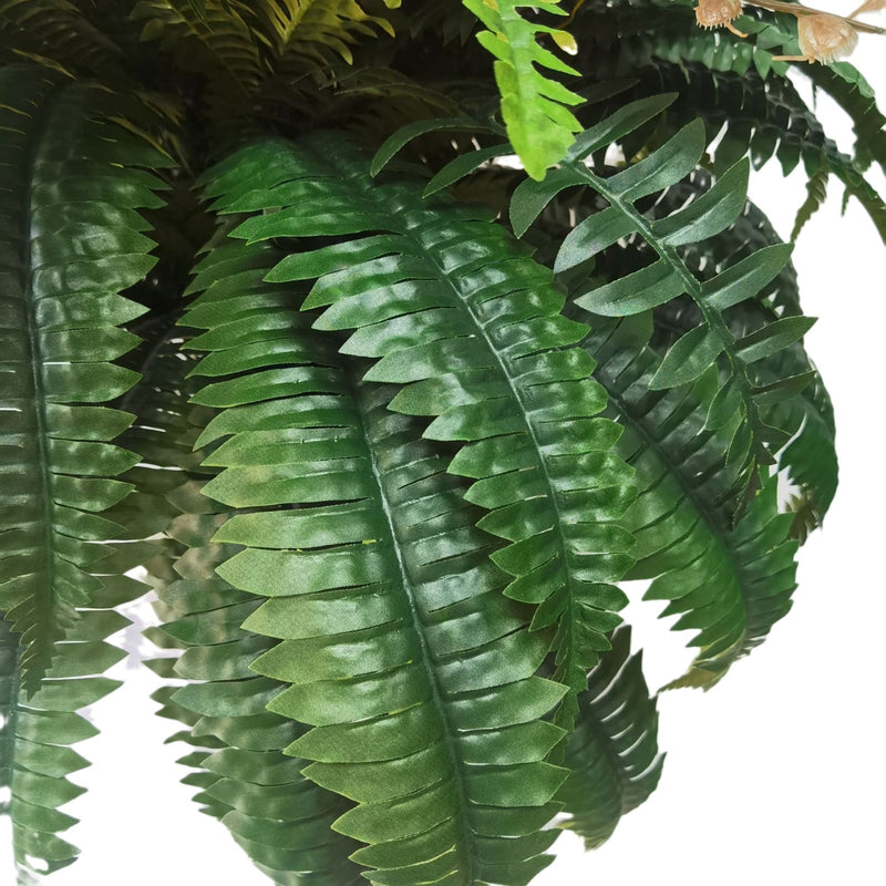 Bulk Upgraded Large Outside Plants Artificial Ferns for Outdoors Look Real Fake Ferns UV Resistant Wholesale
