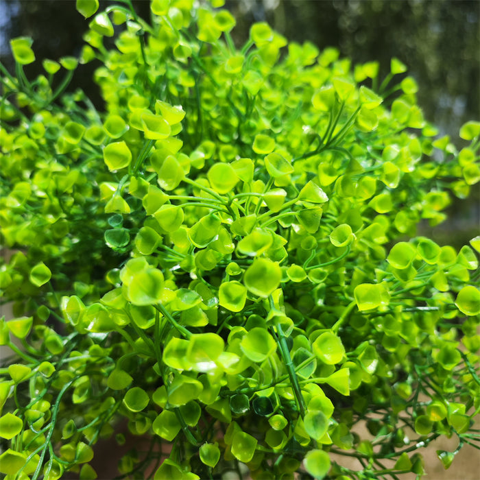 Bulk 8 Bundles Artificial Flowers Outdoor Artificial Plants UV Resistant for Garden Porch Hanging Planters