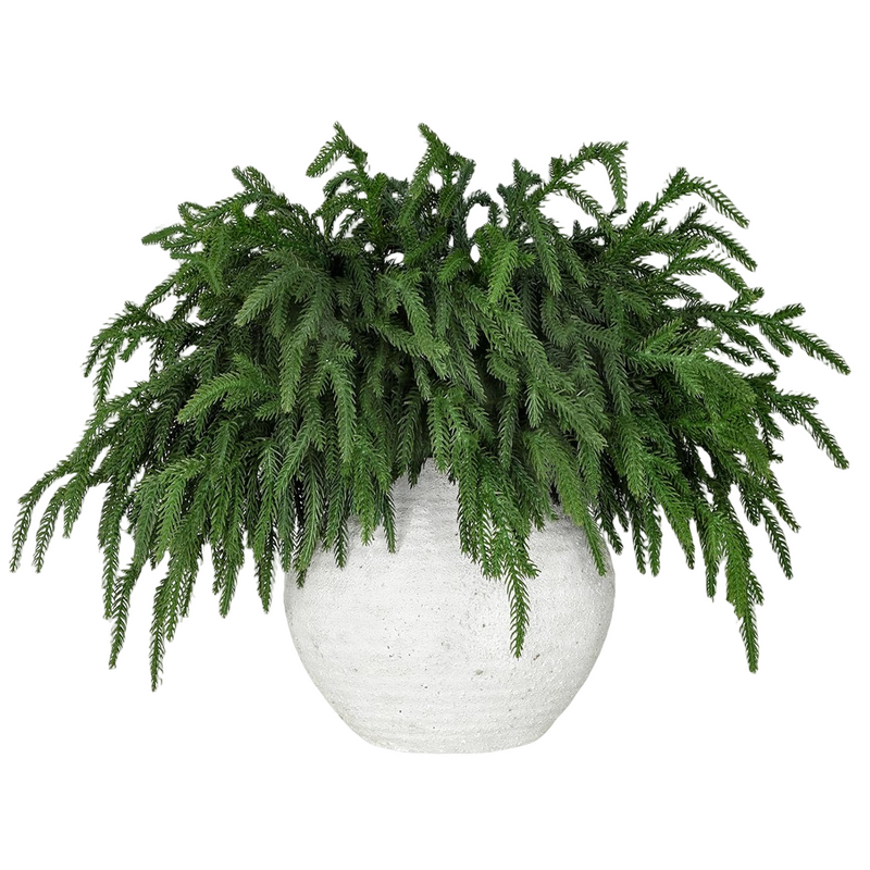 Bulk 12pcs Realistic Christmas Pine Branches Natural Droopy Soft Bendable Artificial Pine Stems Picks Wholesale