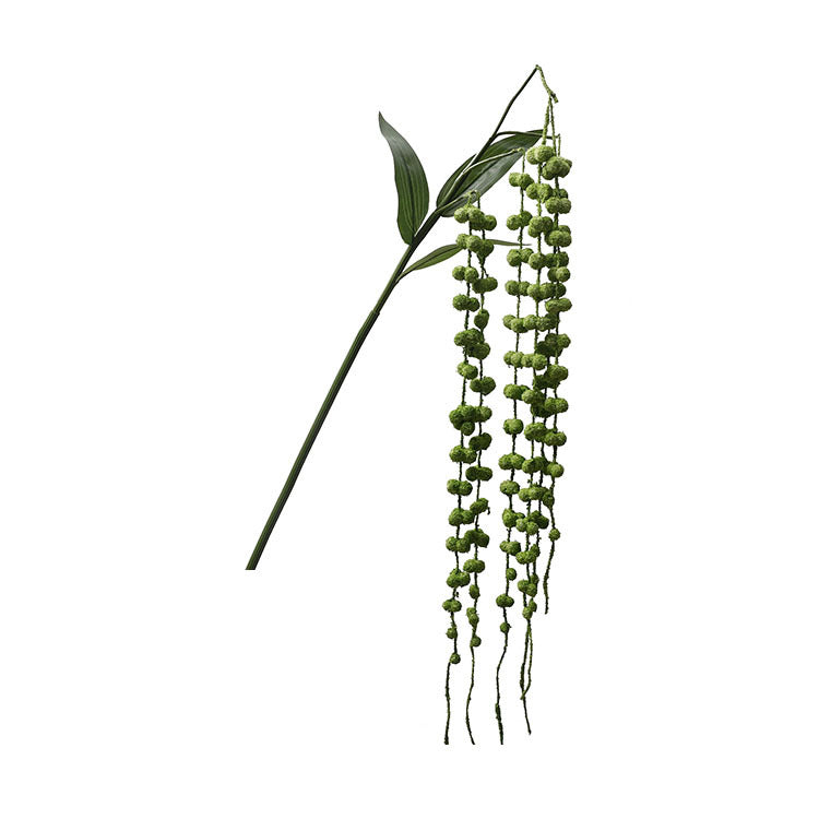 Artificial Hanging Lover's Tears Single Stem, Faux Trailing Berry Vine in Mixed Materials, Bendable Stem for Wedding & Home Decor