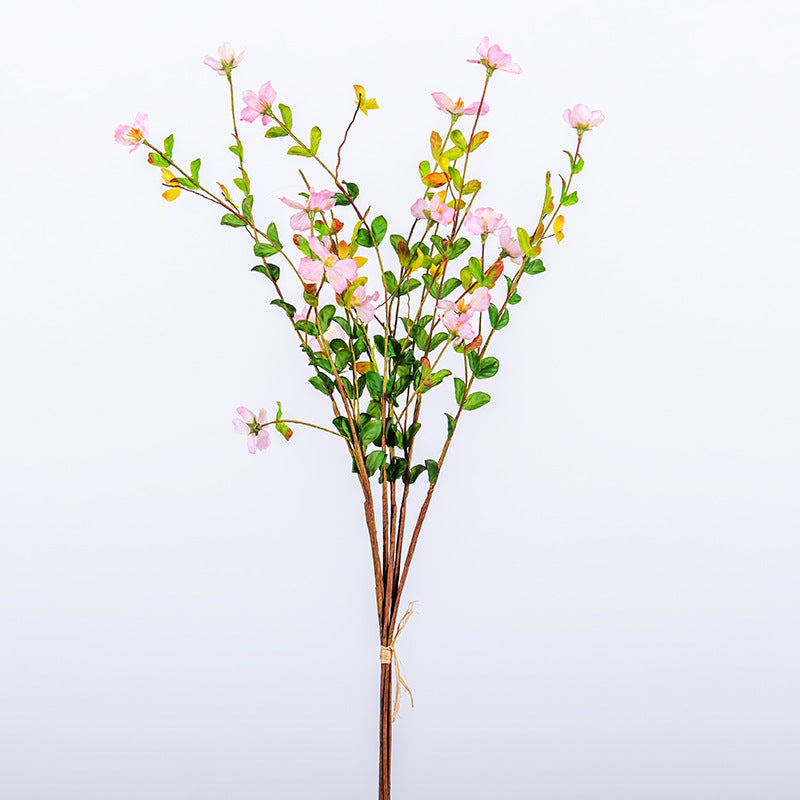 Wildflower Bouquet with 18 Blooms, 20" Faux Silk Floral Arrangement for Weddings, Home Decor, and Events