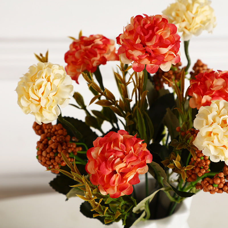 Bulk Small 13.7" Vintage Hydrangea Bush Bouquet Wholesale