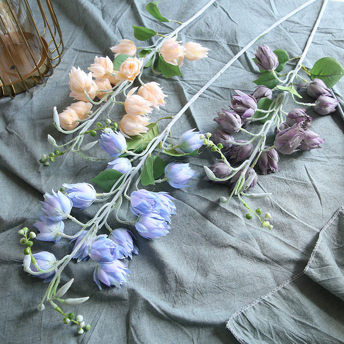 Flores de yuca artificiales a granel, flores de seda, 33 pulgadas, venta al por mayor 