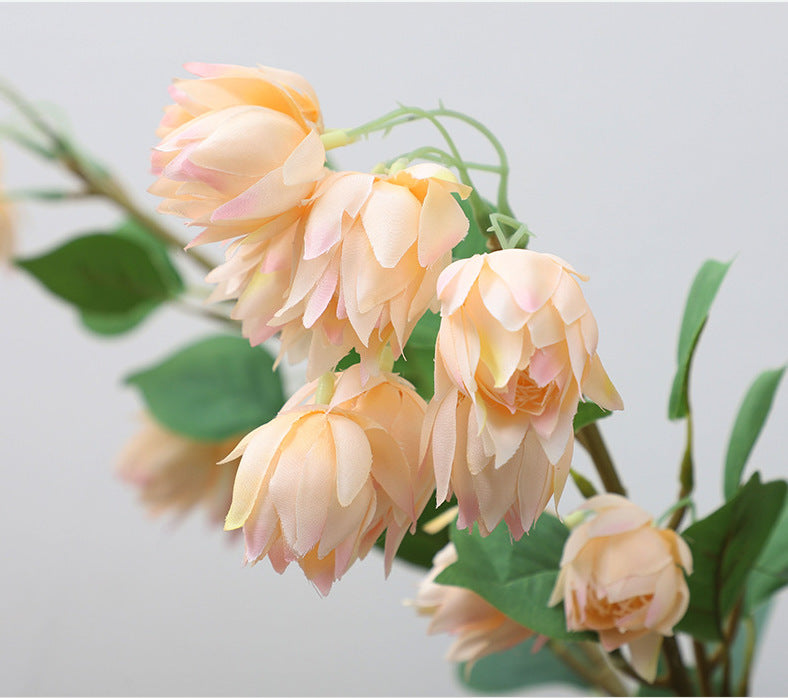 Bulk January Birth Flower Artificial Silk Flower Snowdrop Stem Wholesale