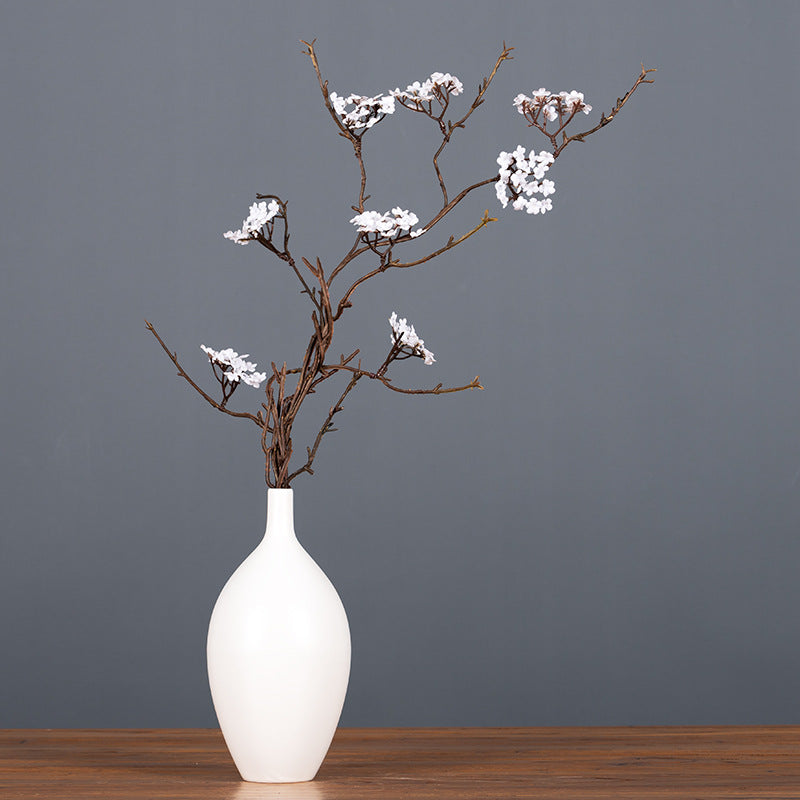 Artificial Cherry Blossom Branch, 34" Tall, Bendable Stems for Home Decor, Wedding, and Commercial Use