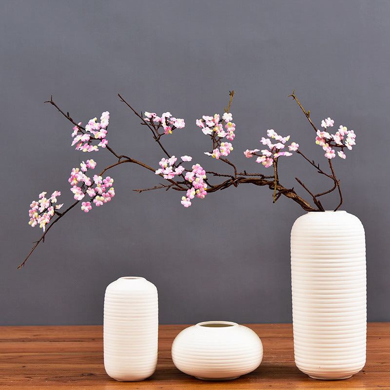 Artificial Cherry Blossom Branch, 34" Tall, Bendable Stems for Home Decor, Wedding, and Commercial Use