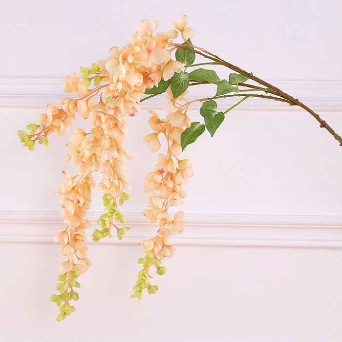 Bulk Exclusive 39" Extra Long Wisteria Stems Hanging Flowers Violet Artificial Flowers for Tall Vases Wholesale