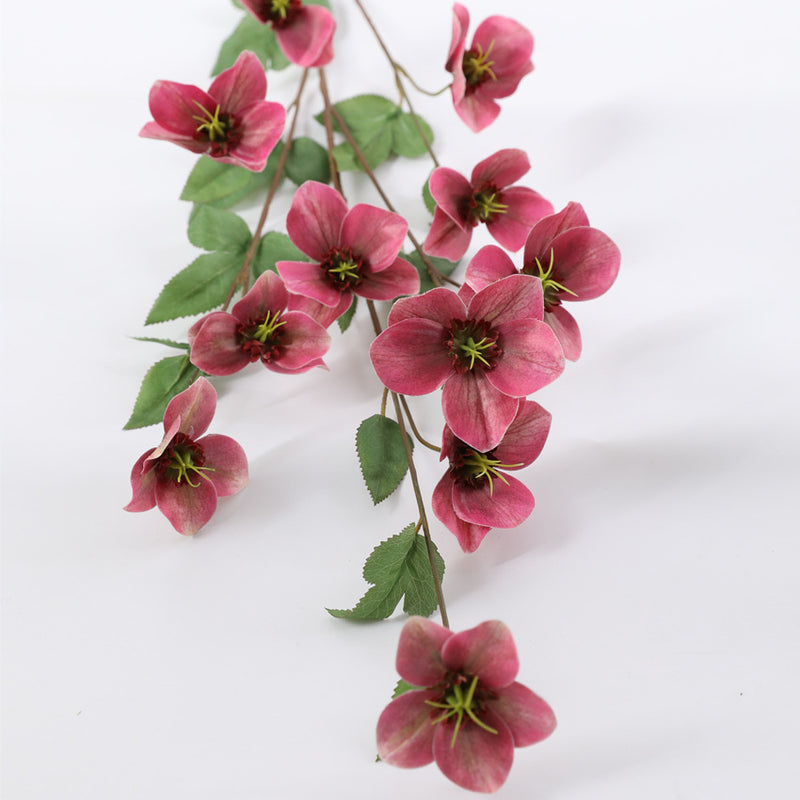 Fleurs artificielles d'hellébore en vrac de 23 pouces en gros 