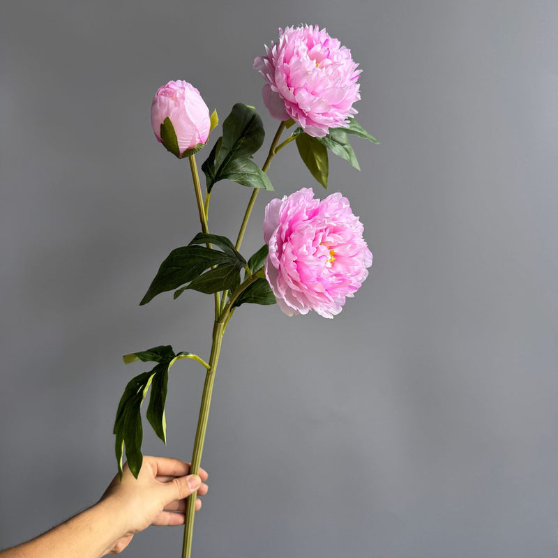 Bulk 29" Faux Silk Peony Artificial Flowers for DIY Bouquet Centerpieces Wedding Fillers Arrangements Shower Decorations