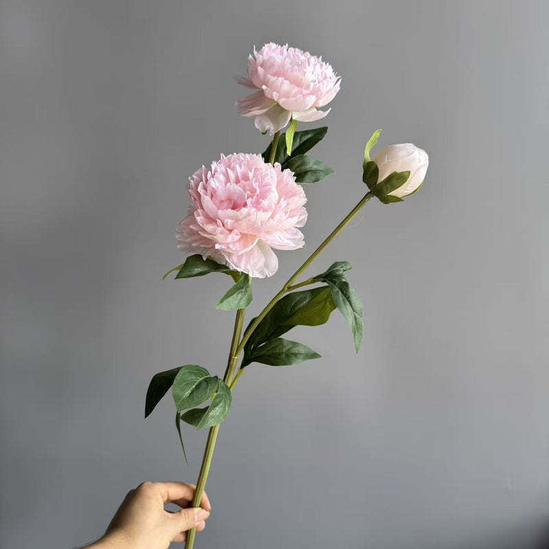 Bulk 29" Faux Silk Peony Artificial Flowers for DIY Bouquet Centerpieces Wedding Fillers Arrangements Shower Decorations