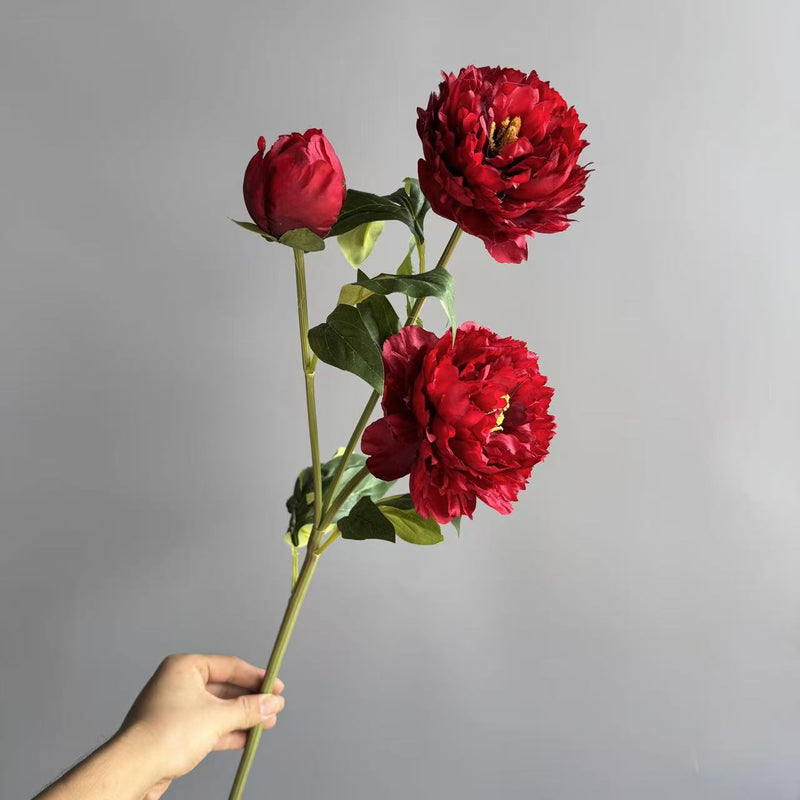 Bulk 29" Faux Silk Peony Artificial Flowers for DIY Bouquet Centerpieces Wedding Fillers Arrangements Shower Decorations