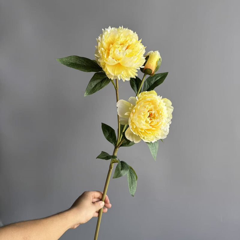 Bulk 29" Faux Silk Peony Artificial Flowers for DIY Bouquet Centerpieces Wedding Fillers Arrangements Shower Decorations