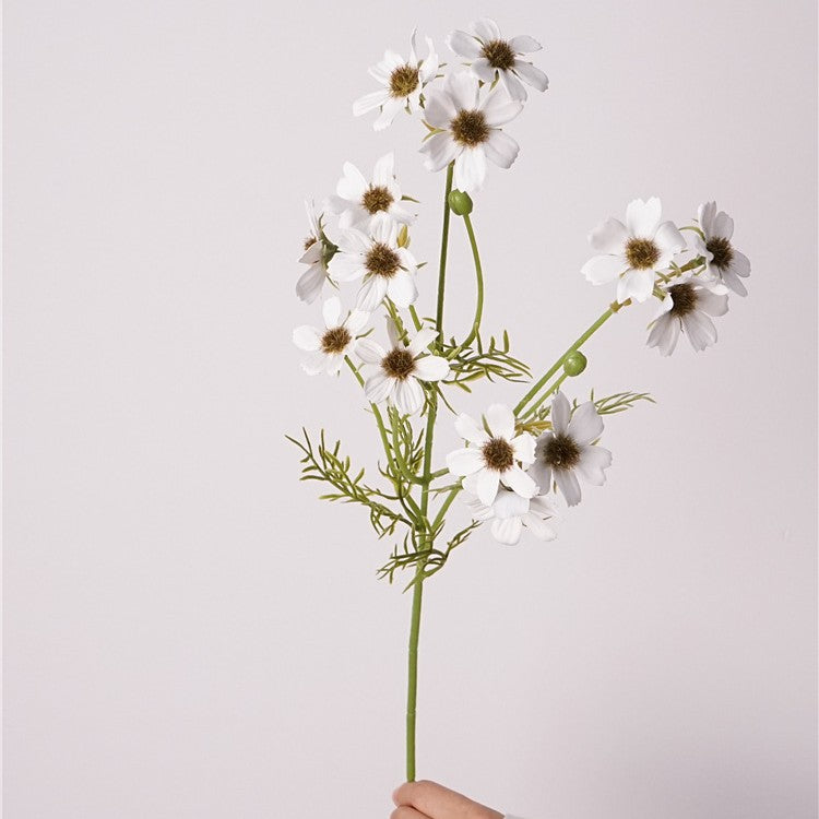 Real Touch Autumn Lace Mums, 26" Tall Faux Chrysanthemum Stems, Realistic Fall Flowers for Vase, DIY Wedding, and Home Decor Arrangements