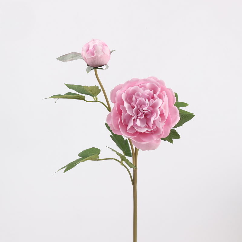 Real Touch Peony Stem, 29" Large Autumn Faux Flower, Long Stem Artificial Peonies for Wedding Bouquets, Vase Arrangements, Fall Home Decor