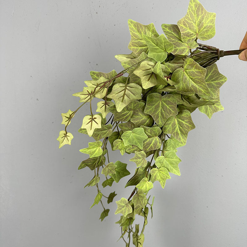 2Pcs Autumn Hanging Ivy, 29 Inch Realistic Faux Vine, Lifelike Trailing Greenery for Wall, Shelf, Wedding Decor, Indoor & Outdoor Use