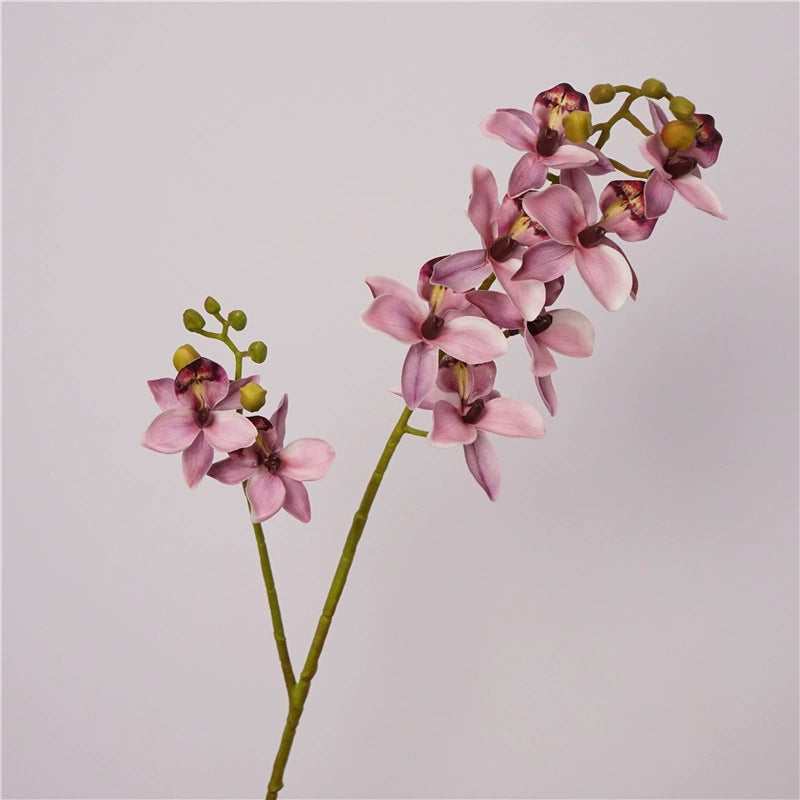 Real Touch Orchid Arrangement, 34" Faux Flowers, Elegant Home Decor, Wedding & Event Centerpiece, Perfect for Florists and Bulk Buyers