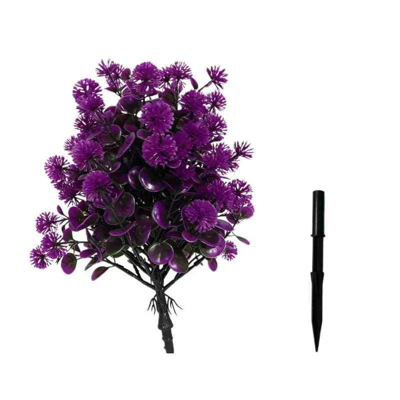 Faux Dandelion & Eucalyptus Stem, 19" Lifelike Artificial Flower Pick, Tall Greenery Spray for Vase, Farmhouse Home Decor, DIY Wedding Arrangements