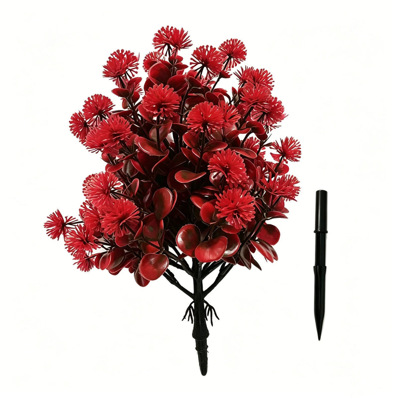 Faux Dandelion & Eucalyptus Stem, 19" Lifelike Artificial Flower Pick, Tall Greenery Spray for Vase, Farmhouse Home Decor, DIY Wedding Arrangements