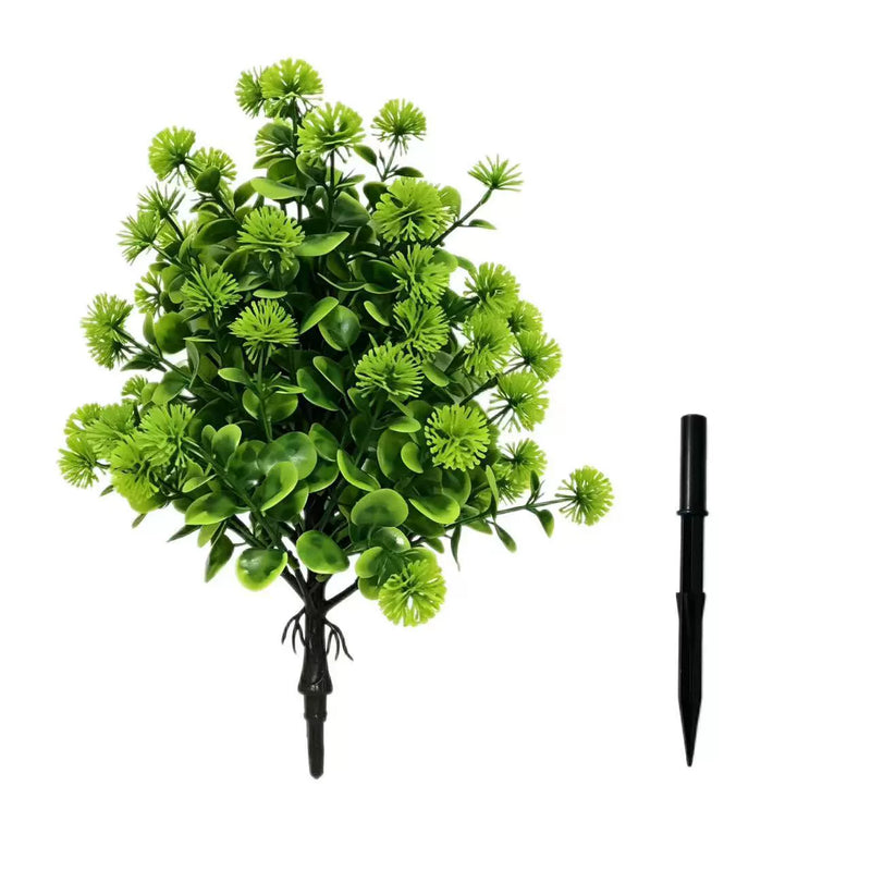 Faux Dandelion & Eucalyptus Stem, 19" Lifelike Artificial Flower Pick, Tall Greenery Spray for Vase, Farmhouse Home Decor, DIY Wedding Arrangements