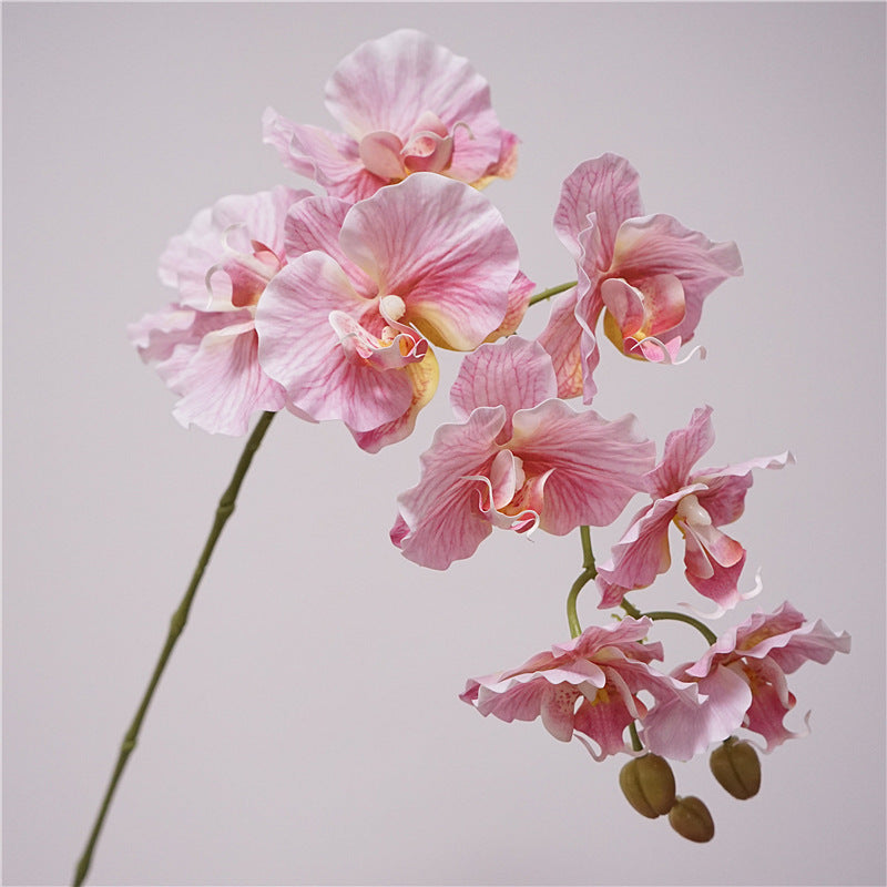39" Tall Phalaenopsis Orchid Stem, 9-Head Real Touch Faux Flowers, Large Realistic Orchid for Vase, Modern Home Decor, Wedding Centerpiece, DIY