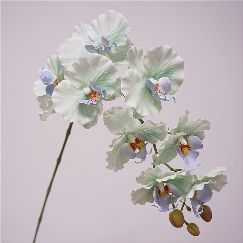 39" Tall Phalaenopsis Orchid Stem, 9-Head Real Touch Faux Flowers, Large Realistic Orchid for Vase, Modern Home Decor, Wedding Centerpiece, DIY